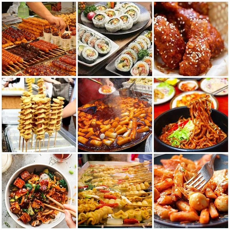 đồ ăn vặt Hàn Quốc